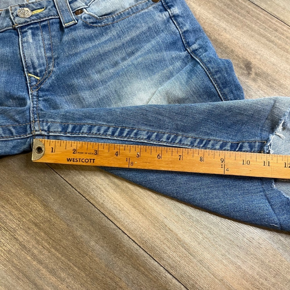 True Religion Denim Shorts  Distressed Frayed Hem Mens 30 - Picture 5 of 7